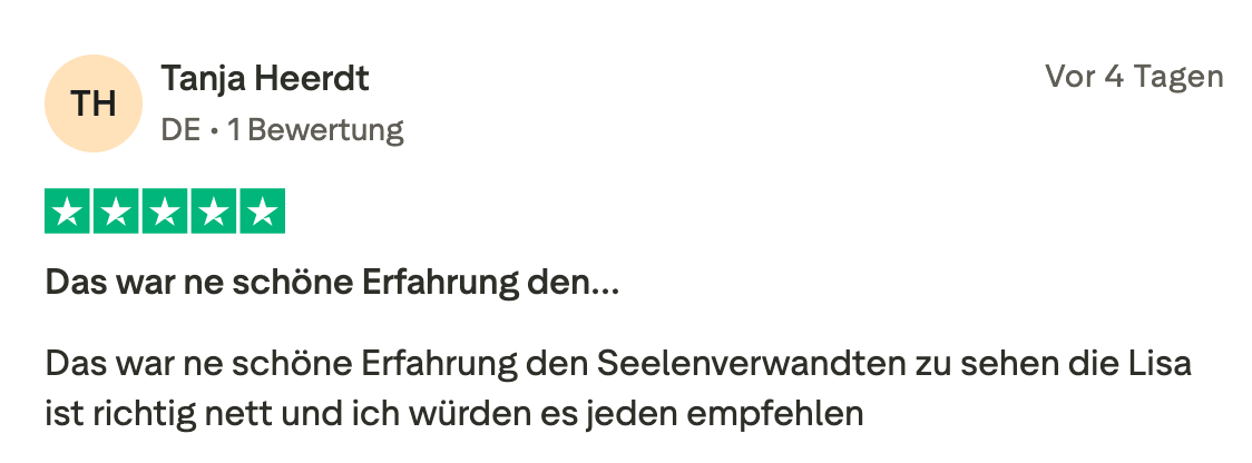 Trustpilot Bewertung 3